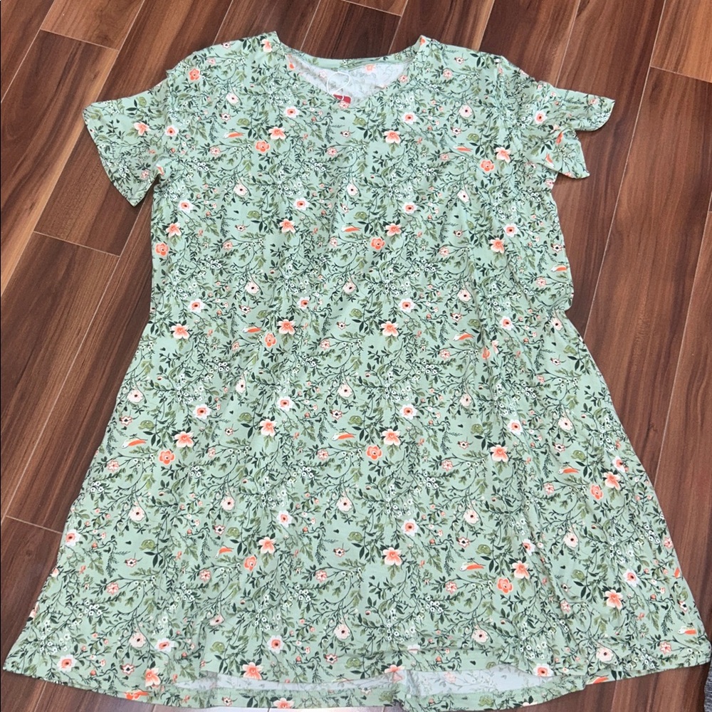 3X super stretchy rayon dress with pockets